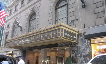 A look inside of the Roosevelt hotel in New York