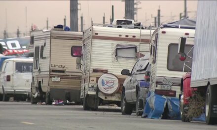 Growing RV encampment in Marin County has over 130 vehicles and reaches a mile long